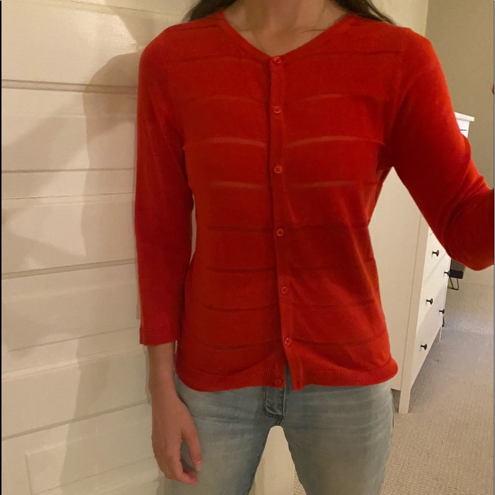 3/4 sleeve lightweight cardigan